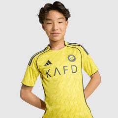 Al Nassr 25/26 Kids Home Shirt With Ronaldo 7