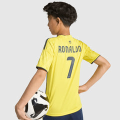 Al Nassr 25/26 Kids Home Shirt With Ronaldo 7