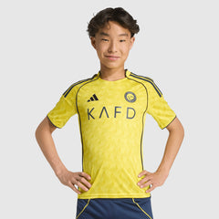 Al Nassr 25/26 Kids Home Shirt With Ronaldo 7