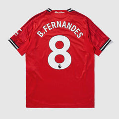 Manchester United 25/26 Authentic Home Shirt with B.Fernandes 8