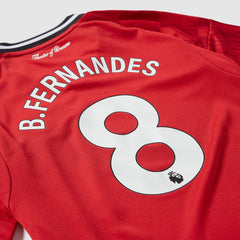 Manchester United 25/26 Kids Home Shirt with B.Fernandes 8