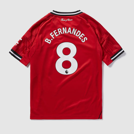 Manchester United 25/26 Kids Home Shirt with B.Fernandes 8