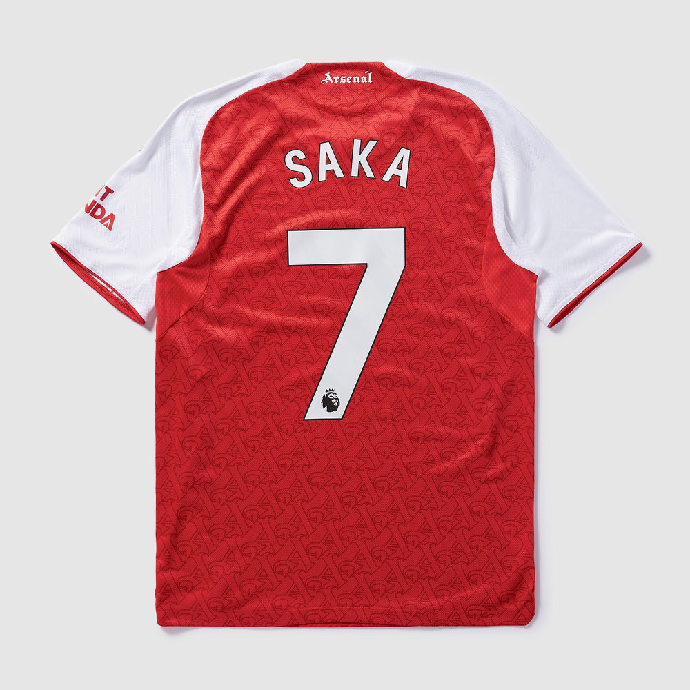 Arsenal 25/26 Authentic Home Shirt with Saka 7