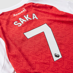 Arsenal 25/26 Kids Home Shirt with Saka 7