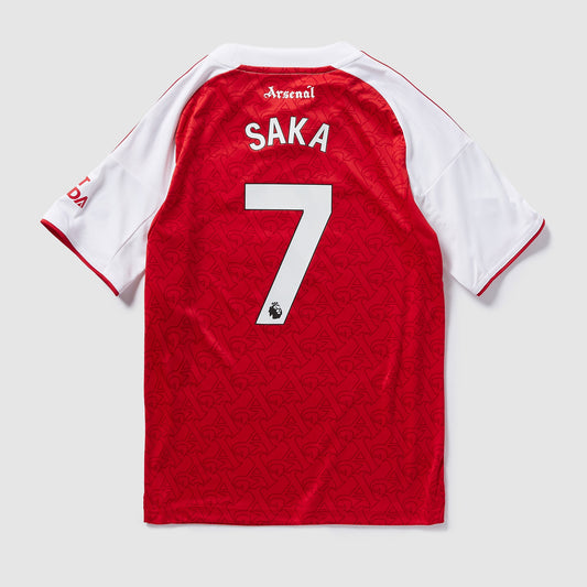 Arsenal 25/26 Kids Home Shirt with Saka 7
