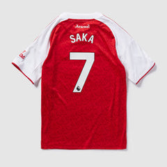 Arsenal 25/26 Kids Home Shirt with Saka 7