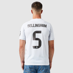 Real Madrid 25/26 Authentic Home Shirt with Bellingham 5