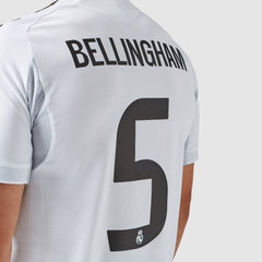Real Madrid 25/26 Authentic Home Shirt with Bellingham 5
