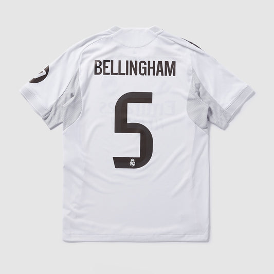 Real Madrid 25/26 Authentic Home Shirt with Bellingham 5