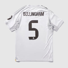 Real Madrid 25/26 Home Shirt with Bellingham 5