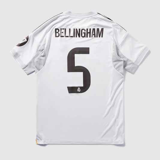 Real Madrid 25/26 Home Shirt with Bellingham 5
