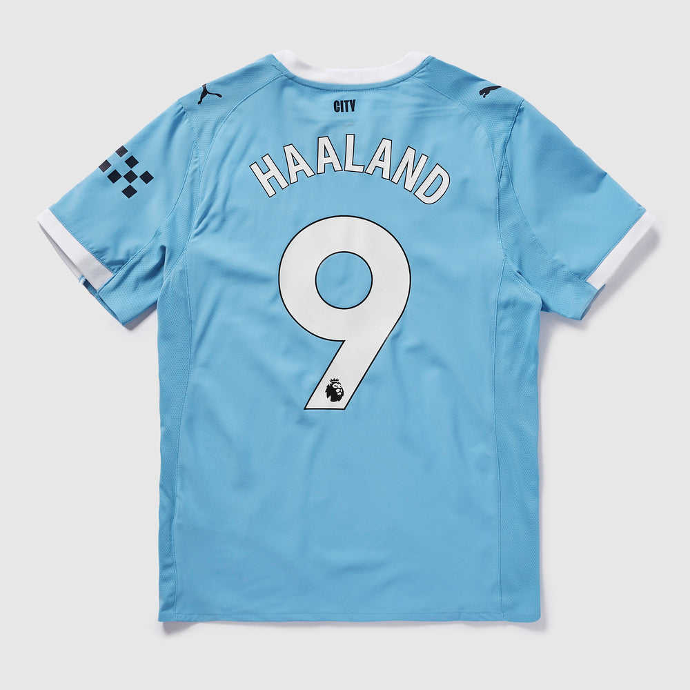 Manchester City 25/26 Authentic Home Shirt with Haaland 9