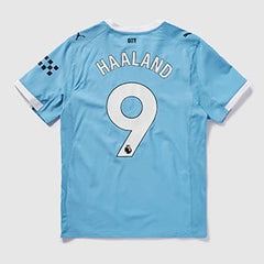 Manchester City 25/26 Authentic Home Shirt with Haaland 9