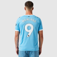 Manchester City 25/26 Home Shirt with Haaland 9