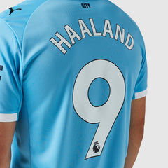 Manchester City 25/26 Home Shirt with Haaland 9