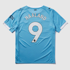 Manchester City 25/26 Home Shirt with Haaland 9