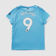 Manchester City 25/26 Kids Home Shirt with Haaland 9