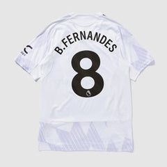 Manchester United 25/26 Authentic Away Shirt with B.Fernandes 8