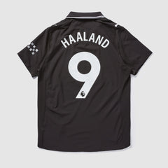 Manchester City 25/26 Authentic Away Shirt with Haaland 9