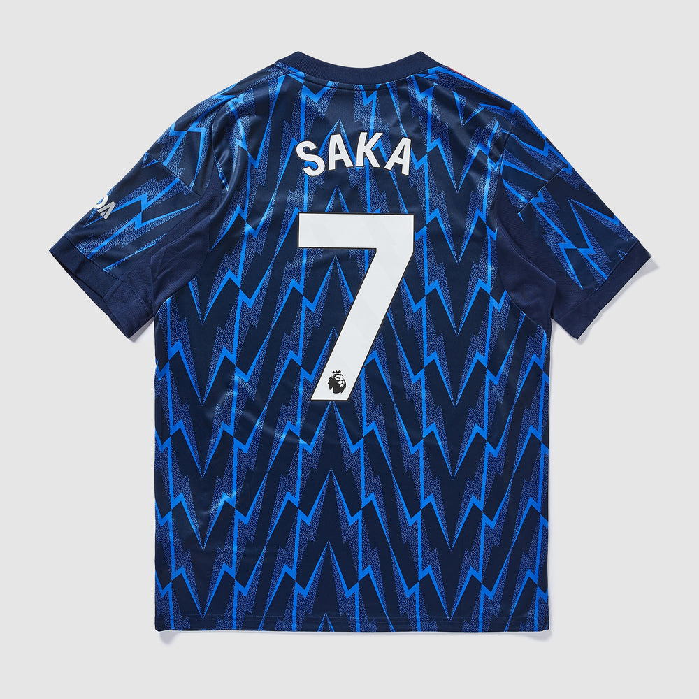 Arsenal 25/26 Kids Away Shirt with Saka 7