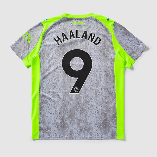 Manchester City 25/26 Third Shirt with Haaland 9