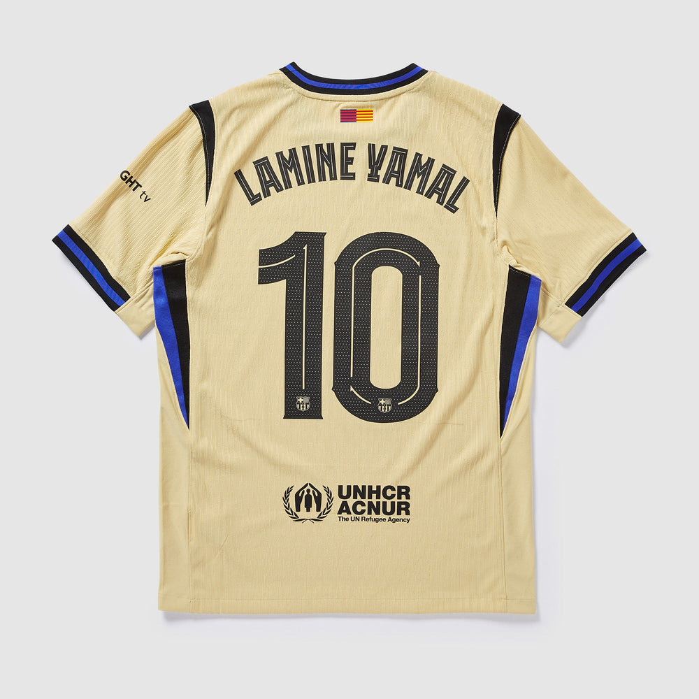 FC Barcelona 25/26 Match Away Shirt with Lamine Yamal 10