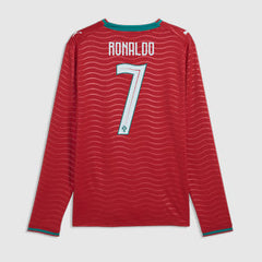Portugal 2026 Pre-Printed LS Home Shirt
