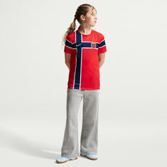 Norway 2026 Kids Dri-FIT Stadium Home Shirt