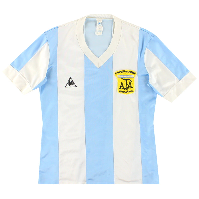 1984-86 Argentina 'Campeon Del Mundo' Home Shirt