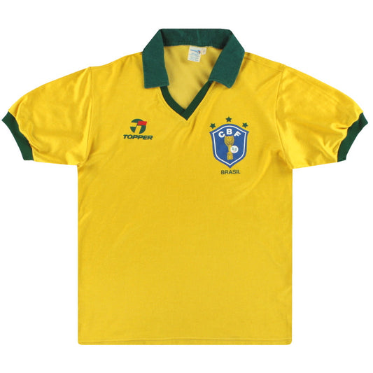 1985-88 Brazil Home Shirt