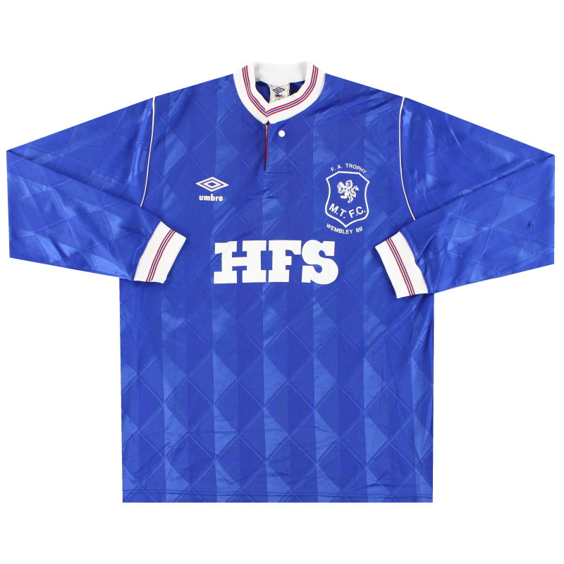 1987-89 Macclesfield 'Wembley 89' Home Shirt