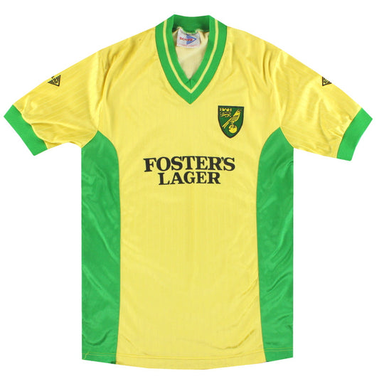 1987-89 Norwich Scoreline Home Shirt