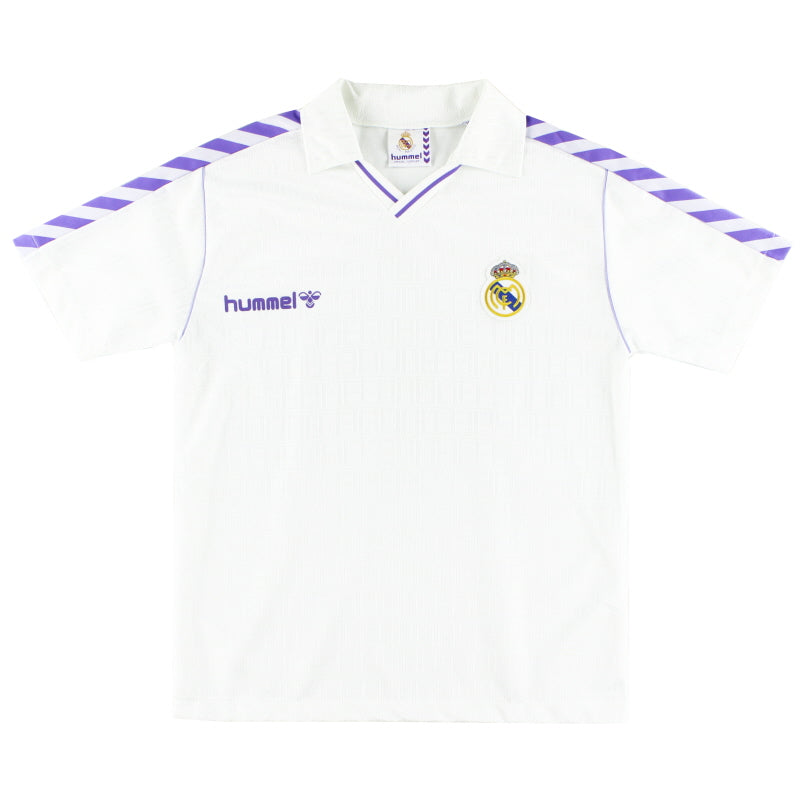 1989-90 Real Madrid Home Shirt