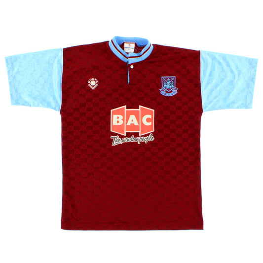 1989-90 West Ham Home Shirt
