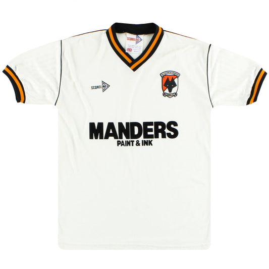 1989-90 Wolves Scoreline Away Shirt