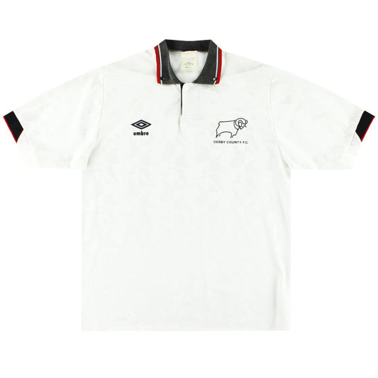 1989-91 Derby County Home Shirt