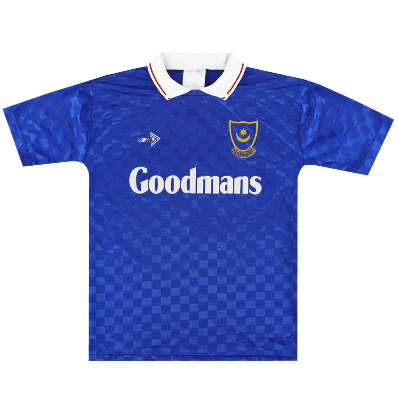1989-91 Portsmouth Scoreline Home Shirt