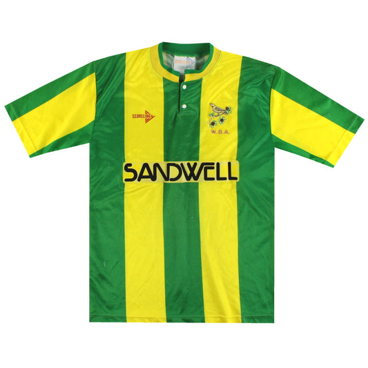 1989-91 West Brom Scoreline Away Shirt