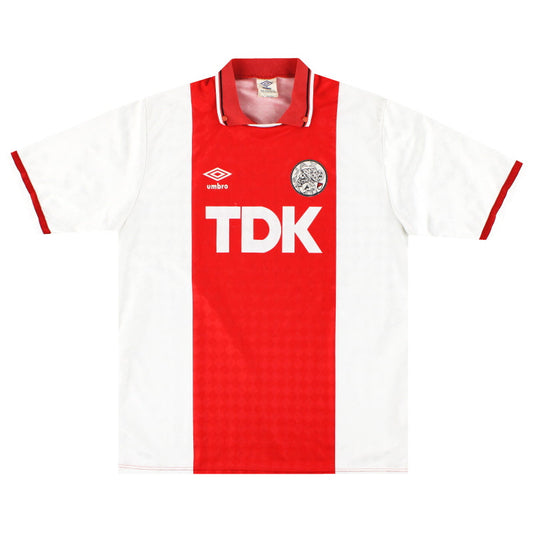 1990-91 Ajax Home Shirt