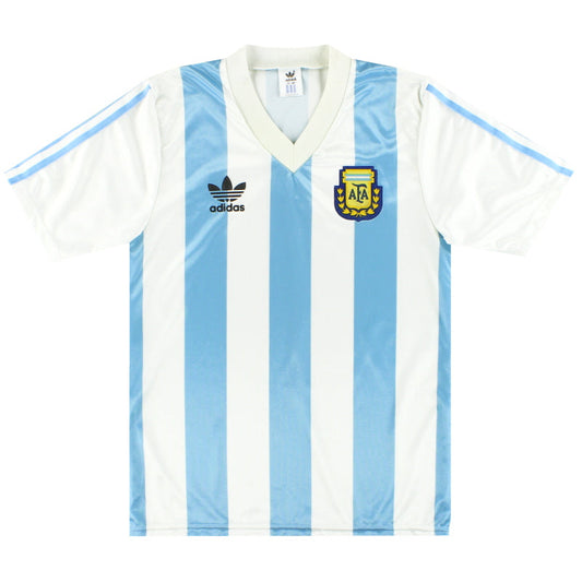 1990-91 Argentina Home Shirt M/L