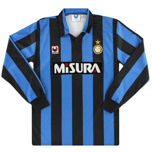1990-91 Inter Milan uhlsport Home Shirt