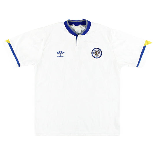 1990-91 Leeds Home Shirt