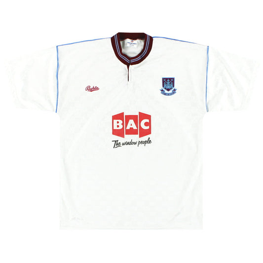 1990-91 West Ham Away Shirt