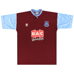 1990-91 West Ham Home Shirt