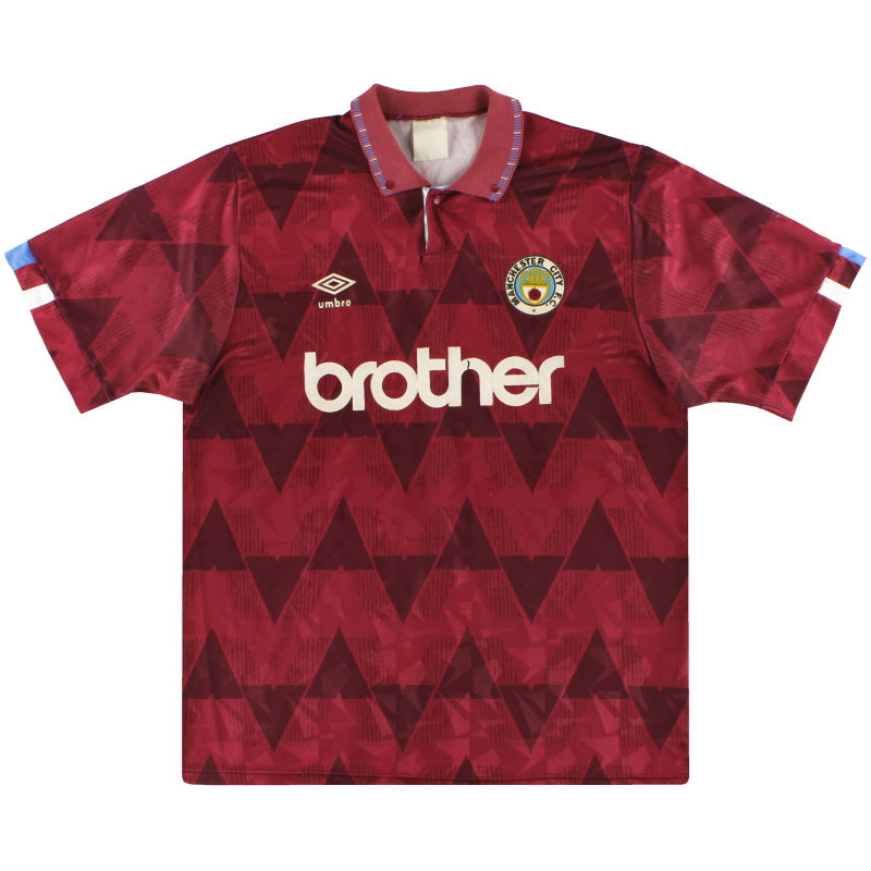 1990-92 Manchester City Away Shirt
