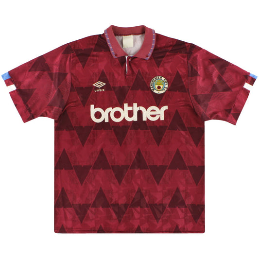 1990-92 Manchester City Away Shirt