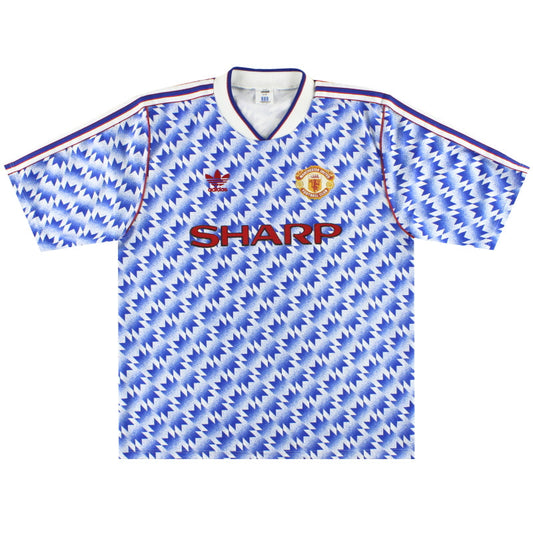 1990-92 Manchester United Away Shirt L/XL