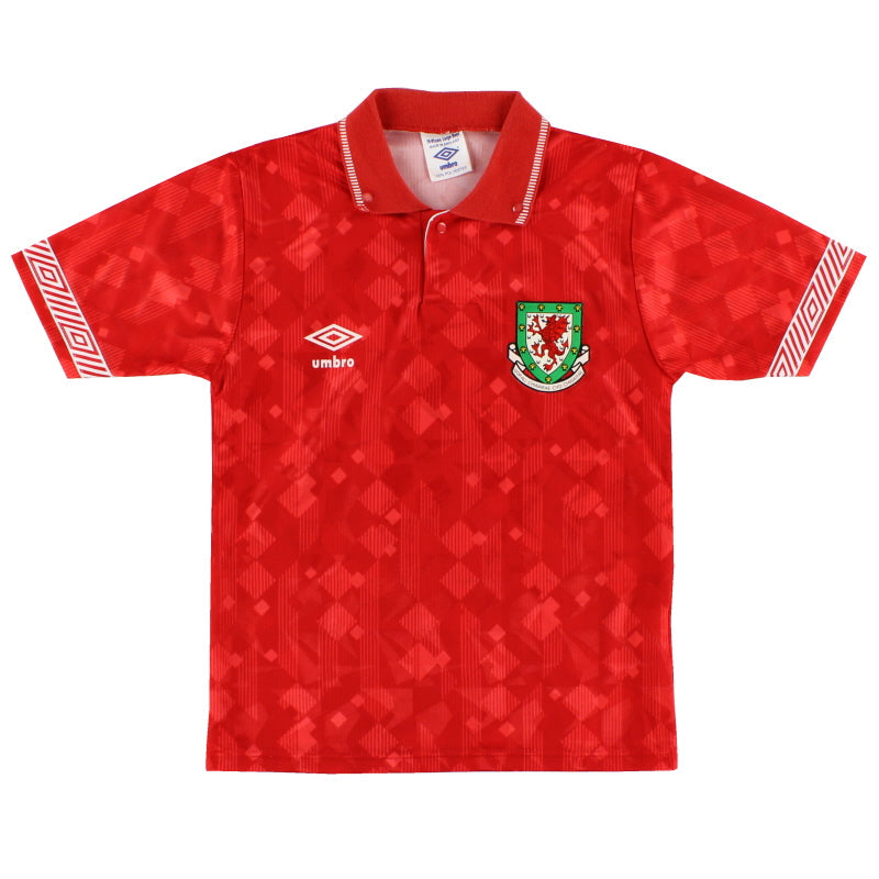 1990-92 Wales Home Shirt