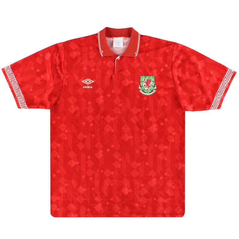 1990-92 Wales Home Shirt