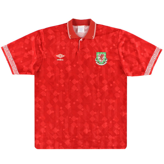 1990-92 Wales Home Shirt